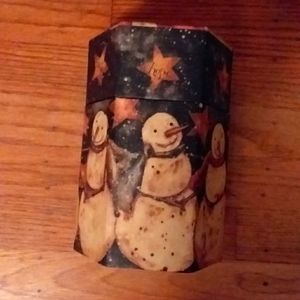Bob's Boxes PRIMITIVE The Candle Box 8" x 5" Christmas